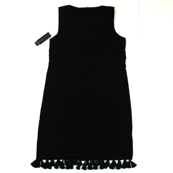Women's AB Studio Tassel Fringe Tank Dress - Sz 16 - Picture 3 of 6